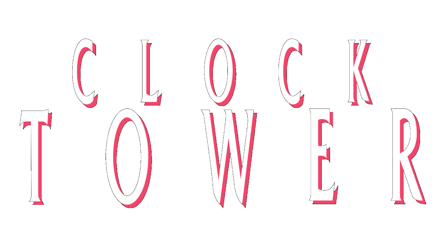 Clock Tower logo for Super Famicom